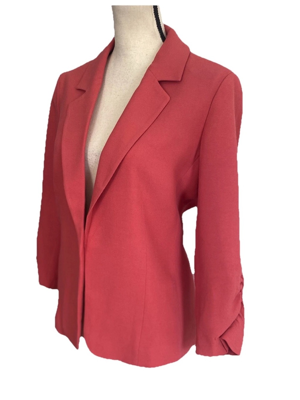 Nordstrom Rack Women's Salmon Blazer Jacket - Tailored Open-Front Medium
